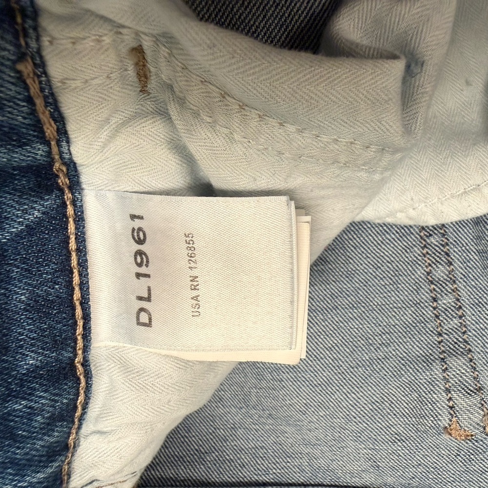 DL1961 Light Blue Vintage Wide Leg Jeans - Picture 10 of 11
